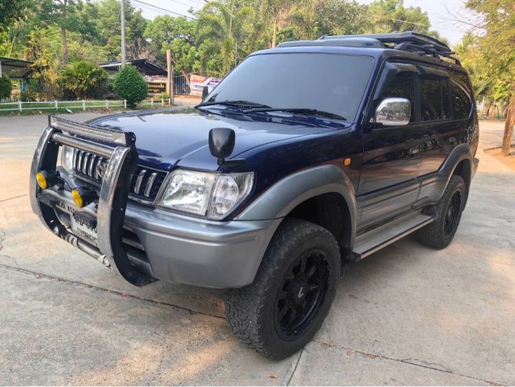 Toyota Land Cruiser Prado 1998 3.4 TZ 4WD Utility-car เบนซิน LPG เกียร์อัตโนมัติ น้ำเงิน รูปที่ 2