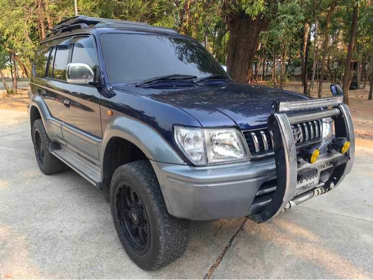 Toyota Land Cruiser Prado 1998 3.4 TZ 4WD Utility-car เบนซิน LPG เกียร์อัตโนมัติ น้ำเงิน รูปที่ 3