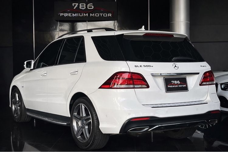Mercedes-Benz GLE-Class 2017 GLE500 Utility-car ปลั๊กอินไฮบริด (PHEV) ไม่ติดแก๊ส เกียร์อัตโนมัติ ขาว รูปที่ 2