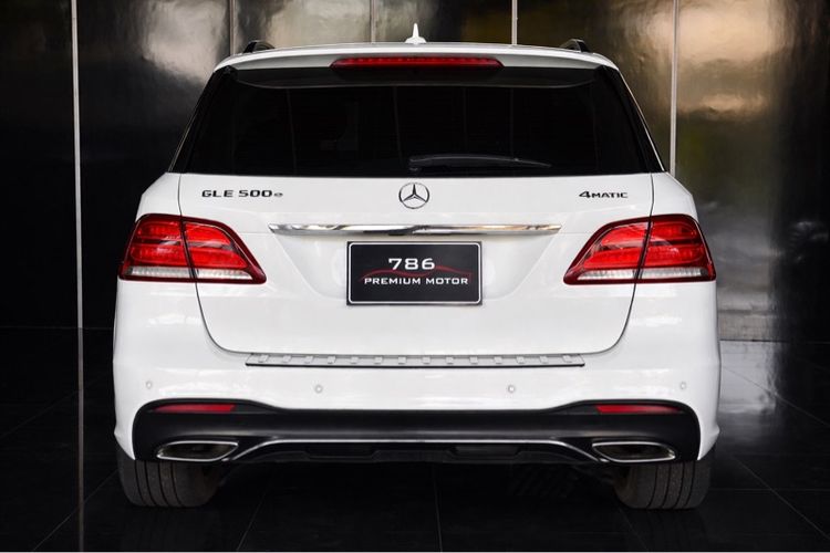 Mercedes-Benz GLE-Class 2017 GLE500 Utility-car ปลั๊กอินไฮบริด (PHEV) ไม่ติดแก๊ส เกียร์อัตโนมัติ ขาว รูปที่ 4