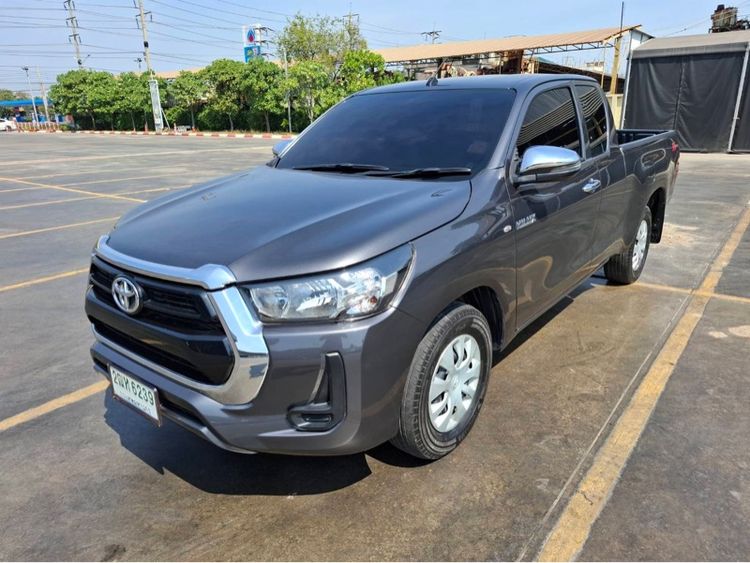 รถ Toyota Hilux Revo 2.4 E สี เทา