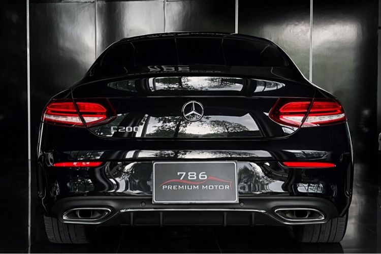 Mercedes-Benz C-Class 2021 C200 Sedan เบนซิน ไม่ติดแก๊ส เกียร์อัตโนมัติ ดำ รูปที่ 3