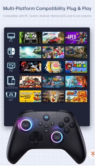 คอนโทรลเลอร์เกมไร้สาย Machenike G3 V2 Tri-Mode รูปที่ 6