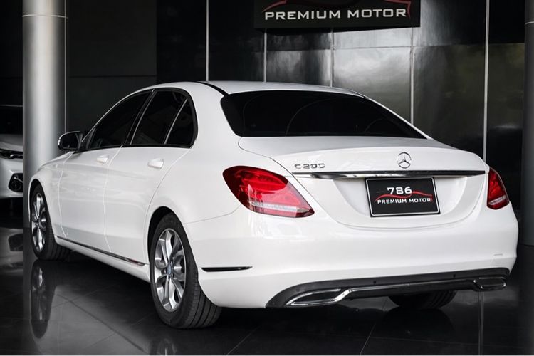 Mercedes-Benz C-Class 2015 Sedan เบนซิน ไม่ติดแก๊ส เกียร์อัตโนมัติ ขาว รูปที่ 4
