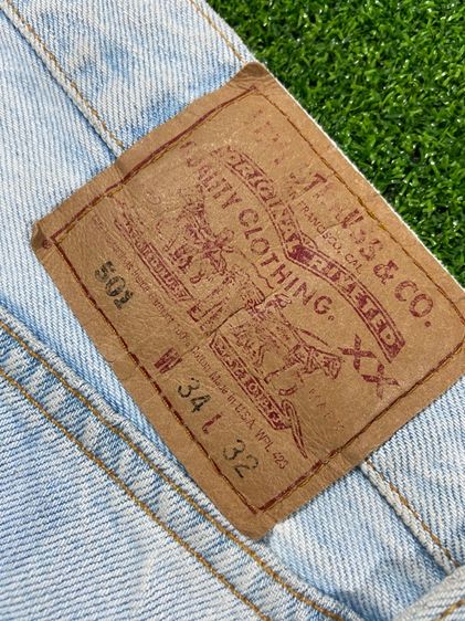   Levi’s 501 (Original jeans) W34 L32 รูปที่ 12