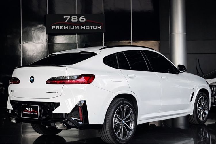 BMW X4 2025 2.0 xDrive20d M Sport 4WD Utility-car ดีเซล ไม่ติดแก๊ส เกียร์อัตโนมัติ ขาว รูปที่ 4