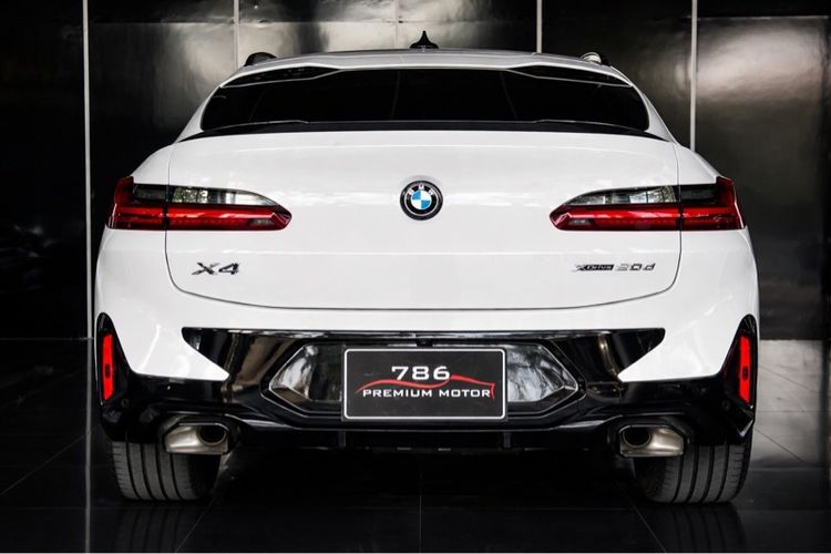 BMW X4 2025 2.0 xDrive20d M Sport 4WD Utility-car ดีเซล ไม่ติดแก๊ส เกียร์อัตโนมัติ ขาว รูปที่ 3