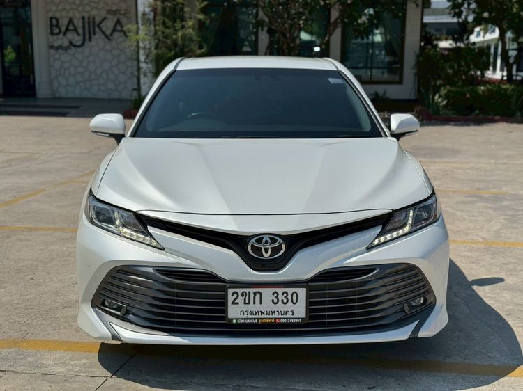 Toyota Camry 2021 2.0 G Sedan เบนซิน ไม่ติดแก๊ส เกียร์อัตโนมัติ ขาว รูปที่ 2