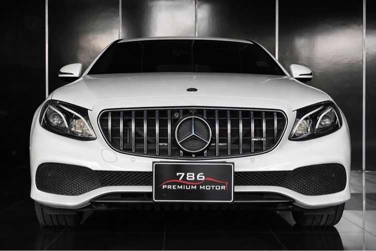 Mercedes-Benz E-Class 2019 E350e Sedan ปลั๊กอินไฮบริด (PHEV) ไม่ติดแก๊ส เกียร์อัตโนมัติ ขาว รูปที่ 2