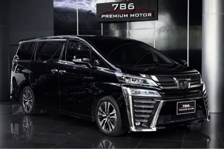 Toyota Vellfire 2019 2.5 Z G Edition Van เบนซิน ไม่ติดแก๊ส เกียร์อัตโนมัติ ดำ