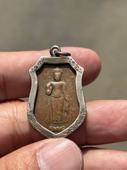 พระเก่าไม่ทราบที่ เลี่ยมเงิน รูปที่ 6