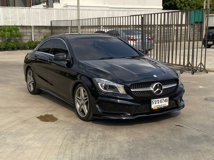 Mercedes-Benz CLA-Class 2016 CLA250 AMG Sedan เบนซิน ไม่ติดแก๊ส เกียร์อัตโนมัติ ดำ รูปที่ 2