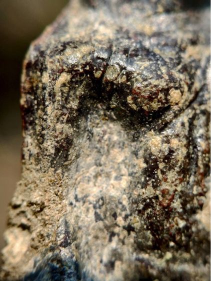 พระหูยาน กรุเก่า กรุวัดพระศรีรัตนมหาธาตุลพบุรี เนื้อชินสนิมแดง  รูปที่ 5