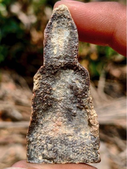 พระหูยาน กรุเก่า กรุวัดพระศรีรัตนมหาธาตุลพบุรี เนื้อชินสนิมแดง  รูปที่ 10