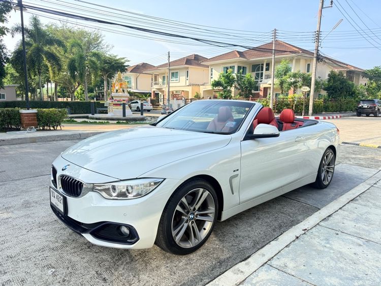 BMW Series 4 2014 420d Sedan เบนซิน ไม่ติดแก๊ส เกียร์อัตโนมัติ ขาว รูปที่ 4