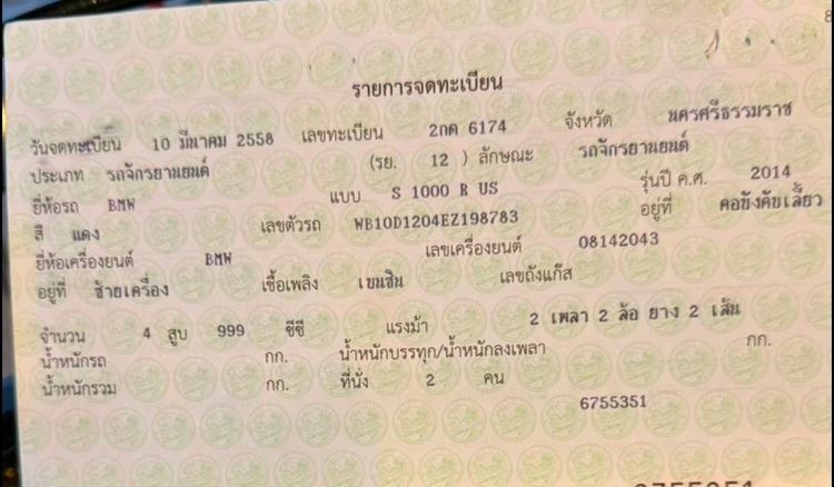 ขาย BMW S 1000 R ออกข้างมือเดียว รูปที่ 7