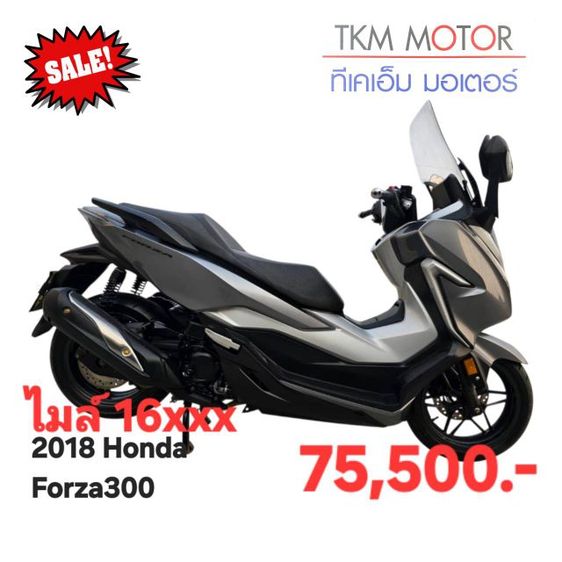 ขายด่วน honda forza300 ปี 2018