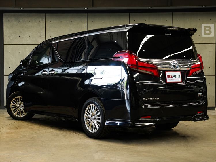 Toyota Alphard 2020 2.5 HV 4WD Van ไฮบริด ไม่ติดแก๊ส เกียร์อัตโนมัติ ดำ รูปที่ 4