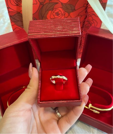 แหวนจิวเวลรี่ 18K Gold  ฝังเพชรสวิสCZ รูปที่ 4