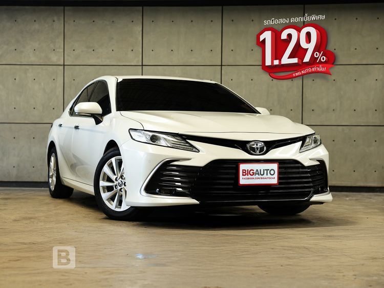 Toyota Camry 2022 2.5 Sport Sedan เบนซิน ไม่ติดแก๊ส เกียร์อัตโนมัติ ขาว