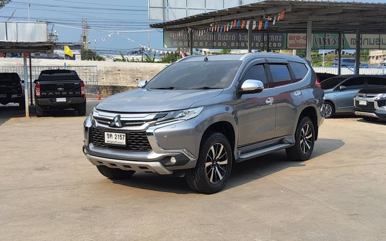 Mitsubishi Pajero Sport 2018 2.4 GT Premium 4WD Utility-car ดีเซล ไม่ติดแก๊ส เกียร์อัตโนมัติ เทา