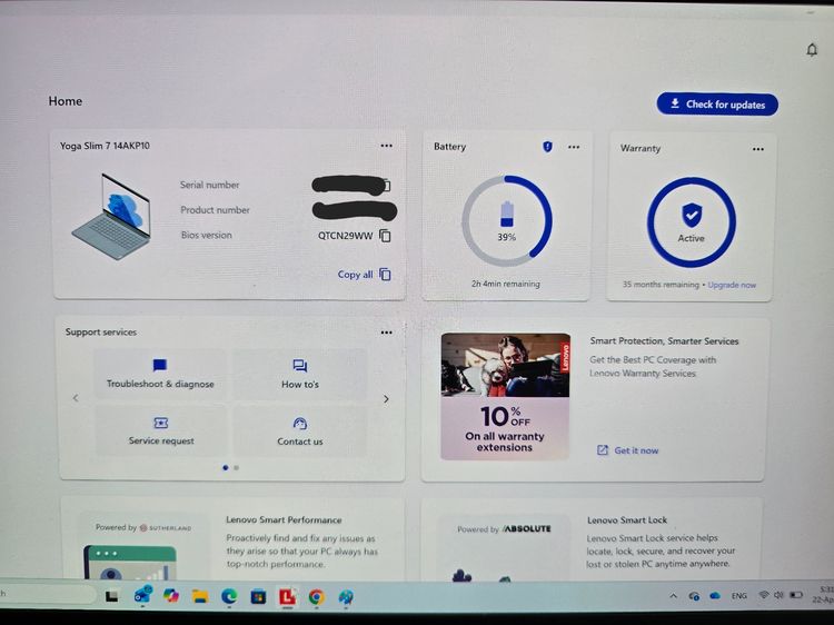 Lenovo YOGA Slim 7 14AKP10 (AMD Ryzen AI 7 350) รูปที่ 5