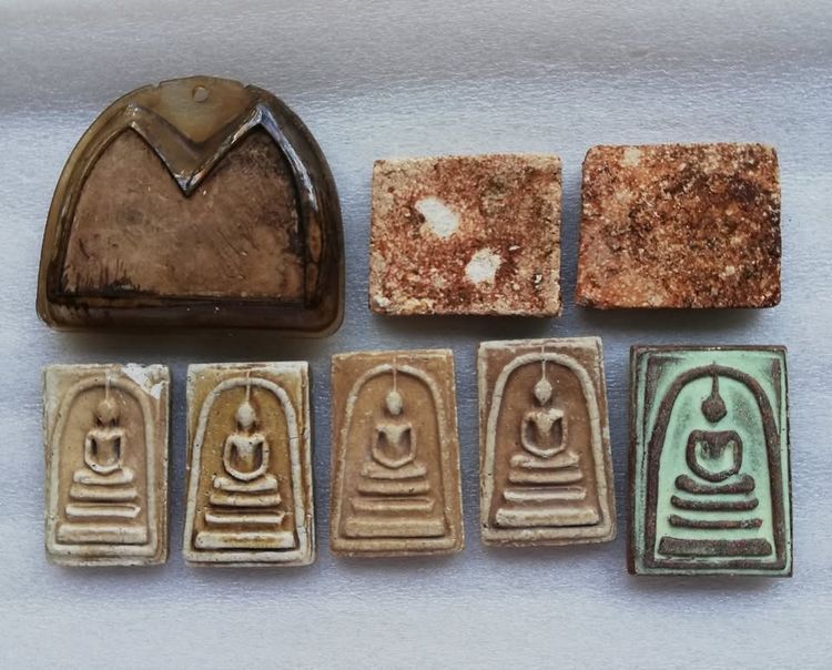 พระขุนแผนพลายคู่กรุบ้านกร่าง สมเด็จคะแนนคู่ สมเด็จสองหน้ากรุวังหน้า รูปที่ 2