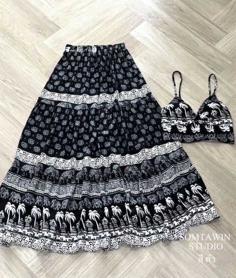 ชุดเซ็ทกระโปรงยาว รูปที่ 6