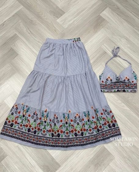 ชุดเซ็ทกระโปรงยาว รูปที่ 3