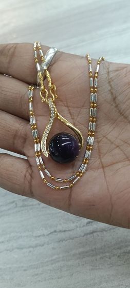 จี้หินอเมทิสแท้พร้อมสร้อยคอใส่อาบน้ำได้ รูปที่ 18