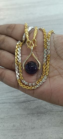 จี้หินอเมทิสแท้พร้อมสร้อยคอใส่อาบน้ำได้ รูปที่ 18