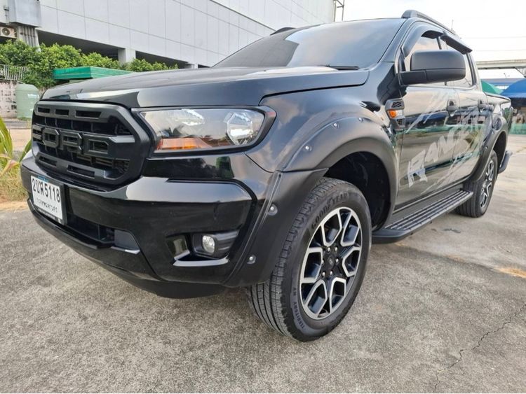 Ford Ranger 2022 2.2 Hi-Rider XL Plus Pickup ดีเซล ไม่ติดแก๊ส เกียร์ธรรมดา ดำ รูปที่ 2