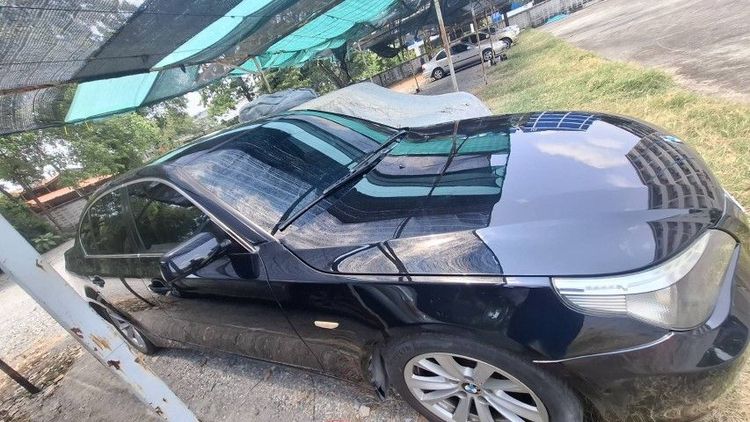 BMW Series 5 2006 520d Sedan ดีเซล เกียร์อัตโนมัติ ดำ รูปที่ 4