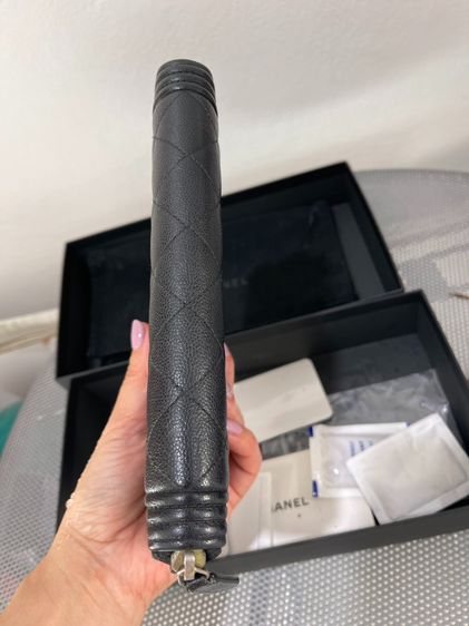 พร้อมส่ง 🔥SALE 19999🔥 เท Used good ถูกมาก กระเป๋าสตางค์ใบยาวซิปรอบ Holo 22 สีดำ หายาก รูปที่ 13