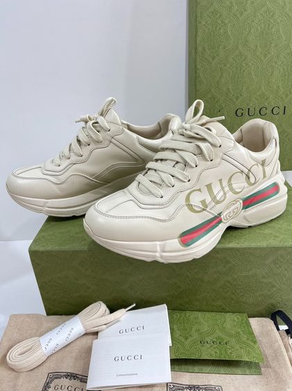 พร้อมส่ง 🔥Sale 15500🔥 เท Used very Like New ออกช็อปพารากอนปี 23 รองเท้า GucciSize 38.5 25.5Cm
