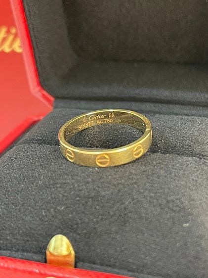 พร้อมส่ง 🔥Sale 26999🔥 ถูกมากก ราคาช็อปตอนนี้ 46,700 Used แหวน Cartier Love บาง Yellow Gold  Size 58 ปี 23 ช็อปเกาหลี รูปที่ 7