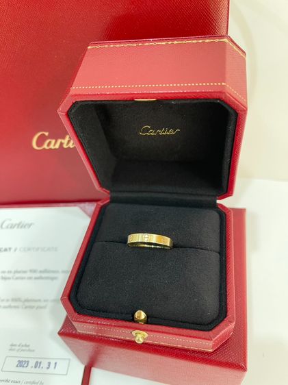 พร้อมส่ง 🔥Sale 26999🔥 ถูกมากก ราคาช็อปตอนนี้ 46,700 Used แหวน Cartier Love บาง Yellow Gold  Size 58 ปี 23 ช็อปเกาหลี รูปที่ 2