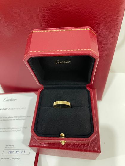 พร้อมส่ง 🔥Sale 26999🔥 ถูกมากก ราคาช็อปตอนนี้ 46,700 Used แหวน Cartier Love บาง Yellow Gold  Size 58 ปี 23 ช็อปเกาหลี รูปที่ 6