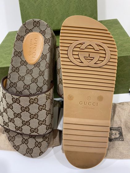 พร้อมส่ง 🔥Sale 7599🔥 เท‼️ NEW มือ 1 รองเท้า Gucci  Men size 9 28cm รูปที่ 4
