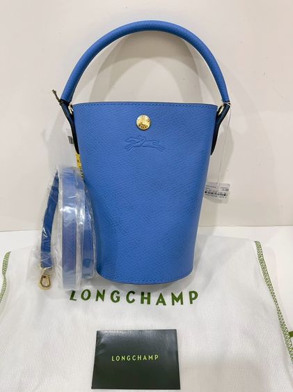 พร้อมส่ง 🔥Sale 4999🔥 เท‼️ มือ 1 ถูกมากก Longchamp  XS BucketLeather สี Coba
