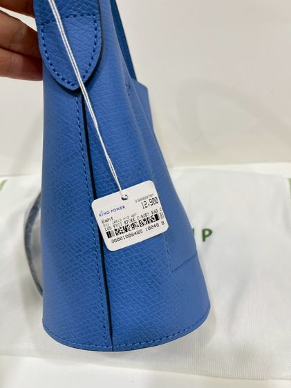พร้อมส่ง 🔥Sale 4999🔥 เท‼️ มือ 1 ถูกมากก Longchamp  XS BucketLeather สี Coba รูปที่ 6