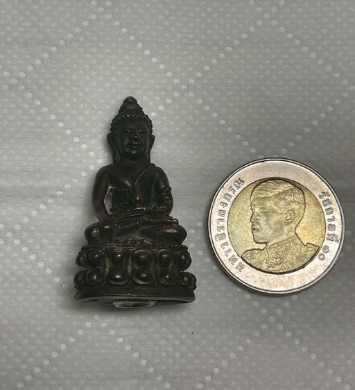 พระกริ่ง รุ่นทิ้งทวน หลวงพ่อคูณ ปริสุทโธ วัดบ้านไร่ เนื้อนวะ  ปี 2536 สวยเดิมพร้อมกล่องเดิม รูปที่ 6