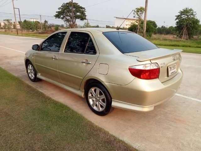 Toyota Vios 2003 1.5 S Sedan เบนซิน ไม่ติดแก๊ส เกียร์อัตโนมัติ บรอนซ์ทอง รูปที่ 4