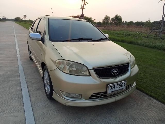 Toyota Vios 2003 1.5 S Sedan เบนซิน ไม่ติดแก๊ส เกียร์อัตโนมัติ บรอนซ์ทอง รูปที่ 3