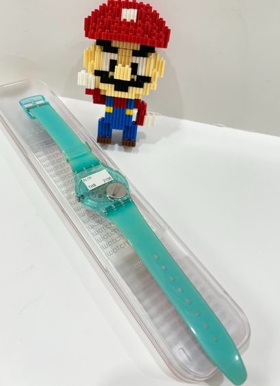 🔥Sale 899🔥 เท ถูกมากก นาฬิกา Swatch มือ1 ทุกเรือน ขนาตามในรูป ลายน่ารักๆ มีขนาด2 ขนาด  41mm และ 34mm  อปก กล่อง  รูปที่ 4