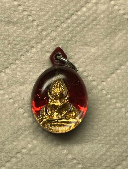 เหรียญฉลุพระพุทธชินราช วัดพระศรีรัตนมหาธาตุ พิษณุโลก ปี 2511 เลี่ยมกันน้ำเก่าเดิม พิธีใหญ่