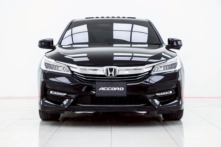 Honda Accord 2016 2.0 Hybrid Tech Sedan ไฮบริด ไม่ติดแก๊ส เกียร์อัตโนมัติ ดำ รูปที่ 4