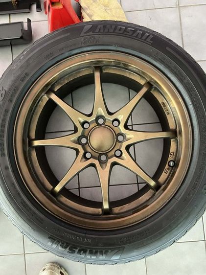 16กว้าง7 ออฟ40 พร้อมยาง Landsail 205 55 r16 ปี24