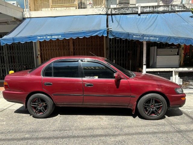 Toyota Corolla 1995 1.6 GLi เบนซิน เกียร์ธรรมดา แดง รูปที่ 4