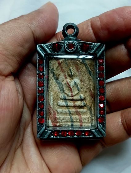 สมเด็จลายสายรุ้ง เก่า หลวงพ่อแพ วัดพิกุลทอง จ.สิงห์บุรี รูปที่ 2